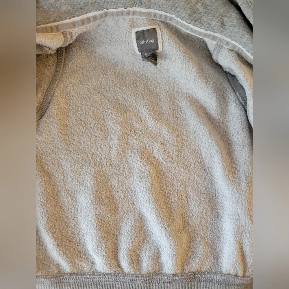Baby Gap Gray and Pink 3t Hoodie